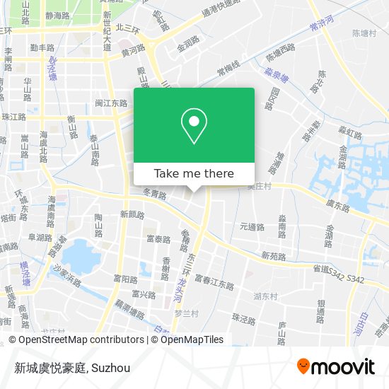 新城虞悦豪庭 map