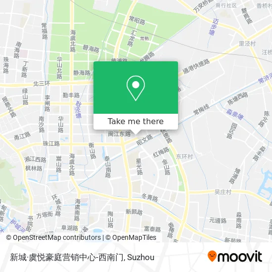 新城·虞悦豪庭营销中心-西南门 map