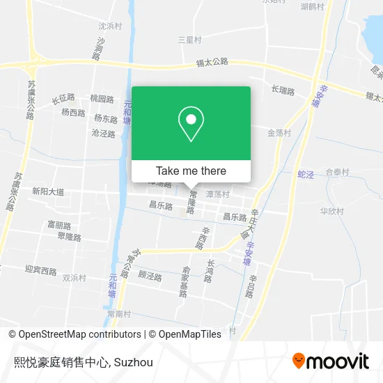 熙悦豪庭销售中心 map