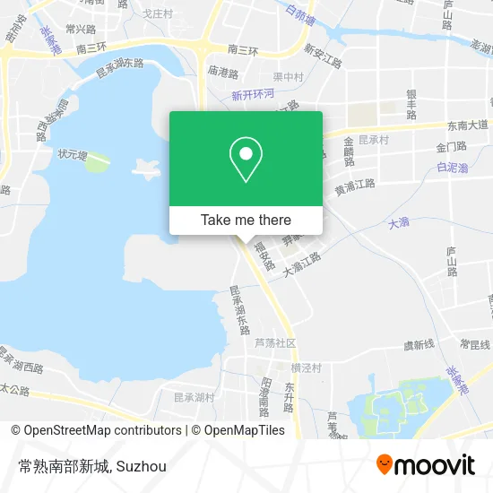 常熟南部新城 map