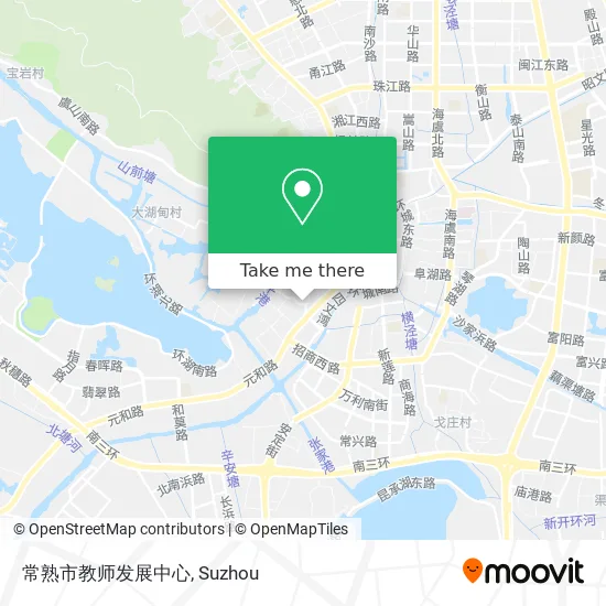 常熟市教师发展中心 map