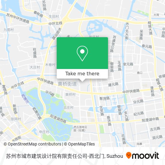 苏州市城市建筑设计院有限责任公司-西北门 map