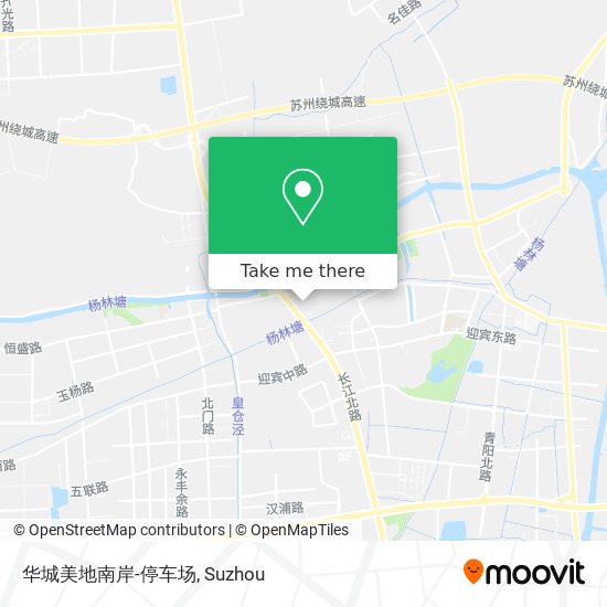 华城美地南岸-停车场 map