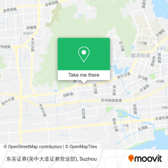 东吴证券(吴中大道证劵营业部) map