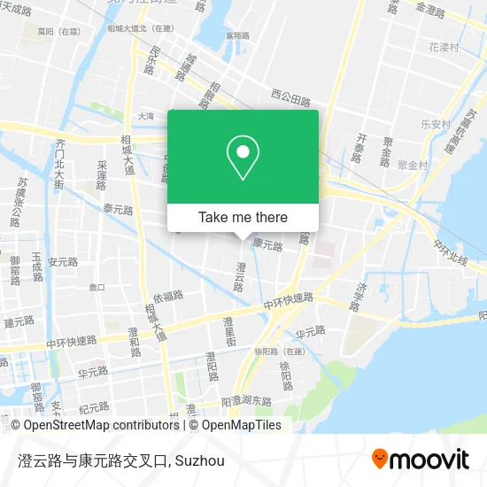 澄云路与康元路交叉口 map