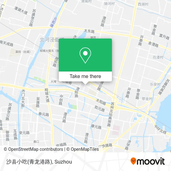 沙县小吃(青龙港路) map