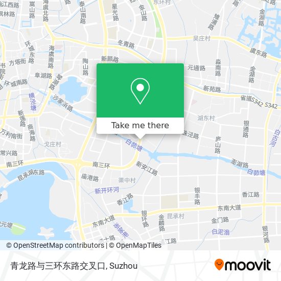 青龙路与三环东路交叉口 map