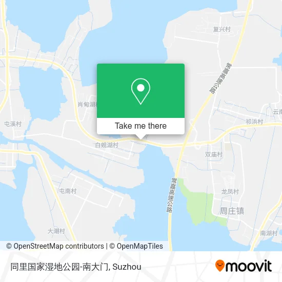 同里国家湿地公园-南大门 map