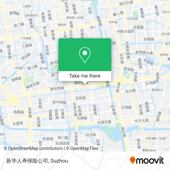 新华人寿保险公司 map