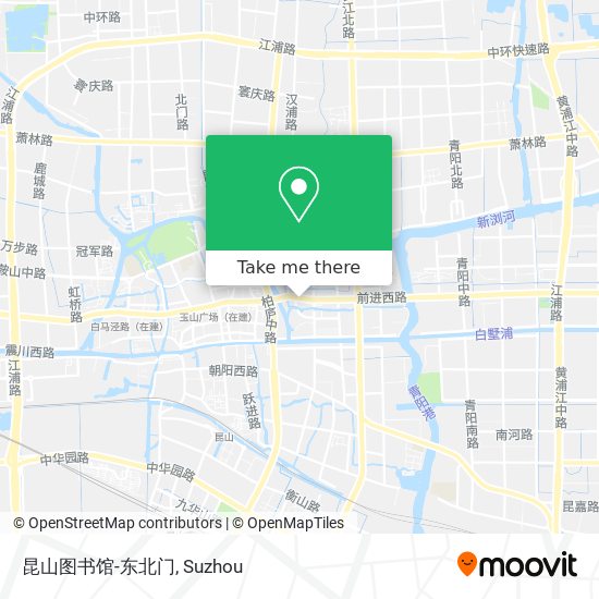 昆山图书馆-东北门 map