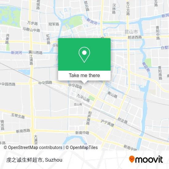 虔之诚生鲜超市 map