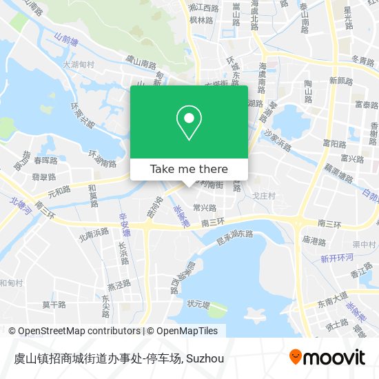虞山镇招商城街道办事处-停车场 map