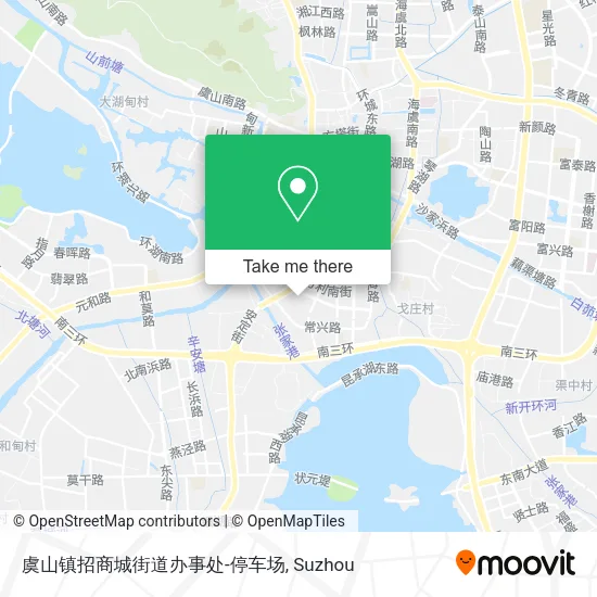 虞山镇招商城街道办事处-停车场 map