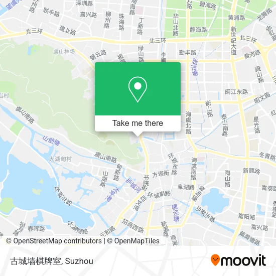 古城墙棋牌室 map