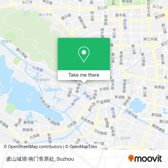 虞山城墙-南门售票处 map