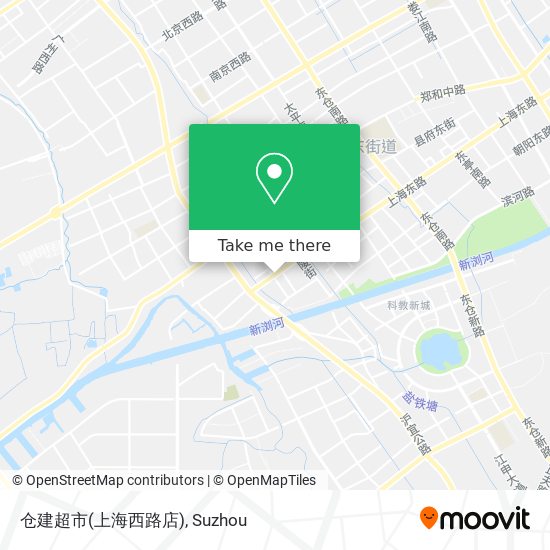 仓建超市(上海西路店) map