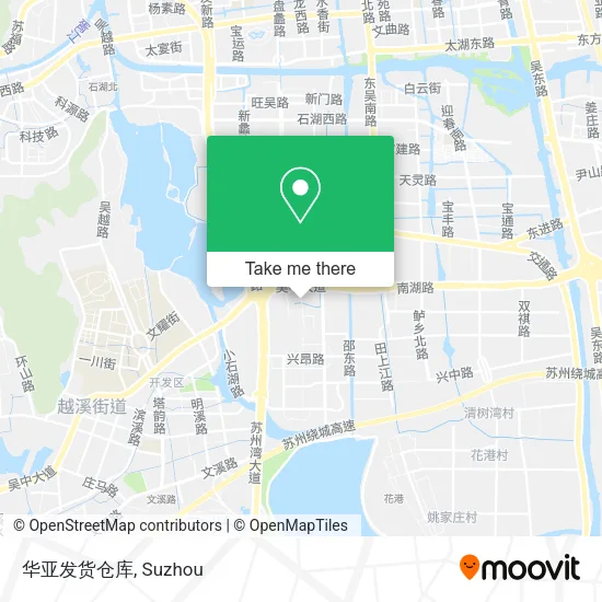 华亚发货仓库 map