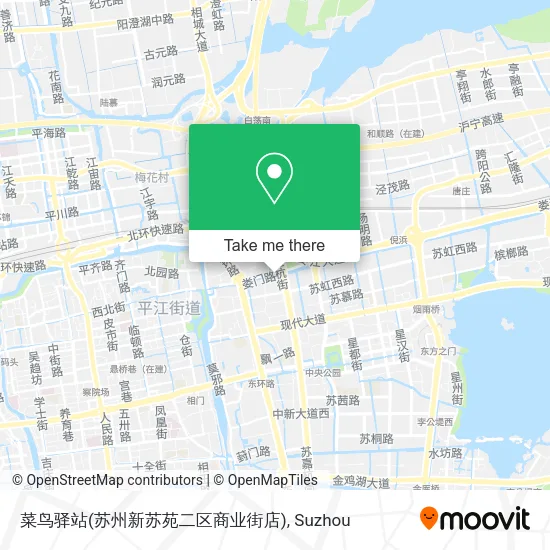 菜鸟驿站(苏州新苏苑二区商业街店) map