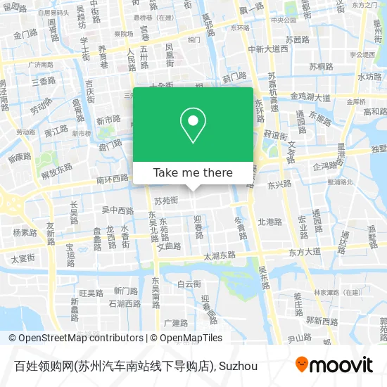 百姓领购网(苏州汽车南站线下导购店) map