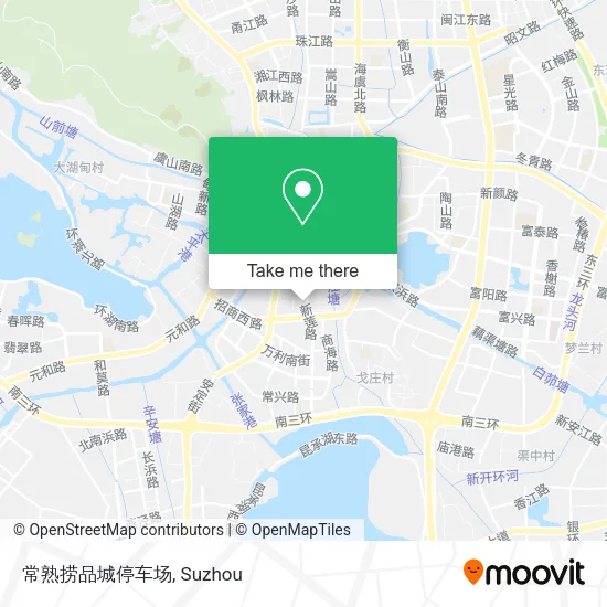 常熟捞品城停车场 map