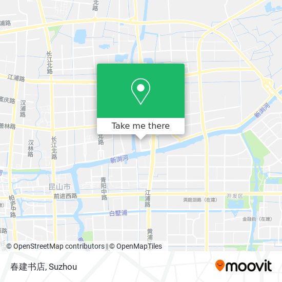 春建书店 map