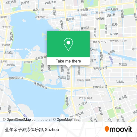 蓝尔亲子游泳俱乐部 map