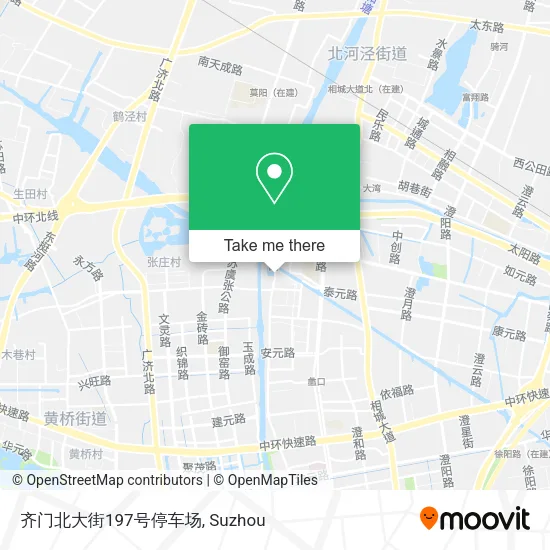 齐门北大街197号停车场 map