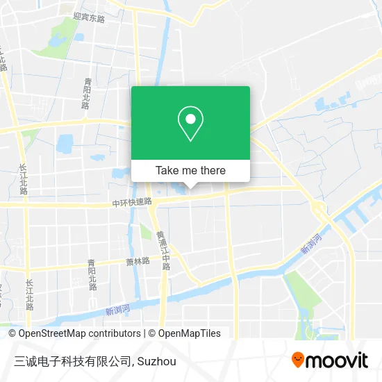 三诚电子科技有限公司 map