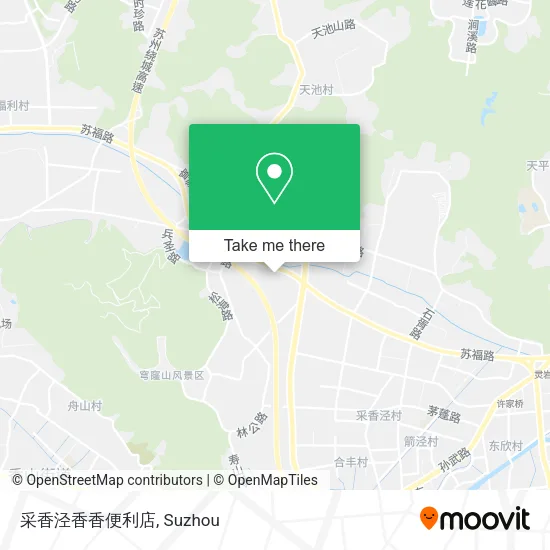 采香泾香香便利店 map