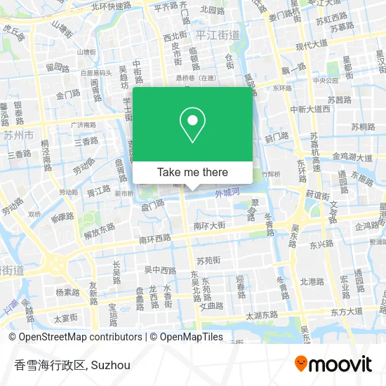 香雪海行政区 map
