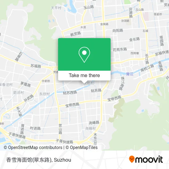 香雪海面馆(翠东路) map