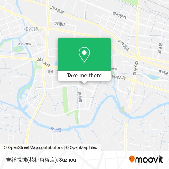 吉祥馄饨(花桥康桥店) map