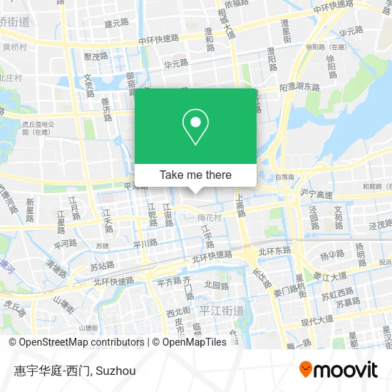 惠宇华庭-西门 map