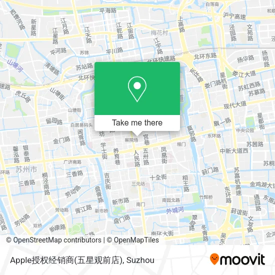 Apple授权经销商(五星观前店) map