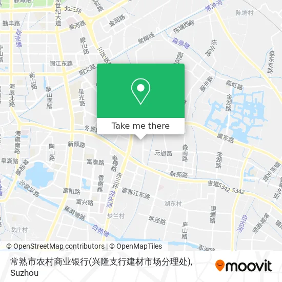 常熟市农村商业银行(兴隆支行建材市场分理处) map