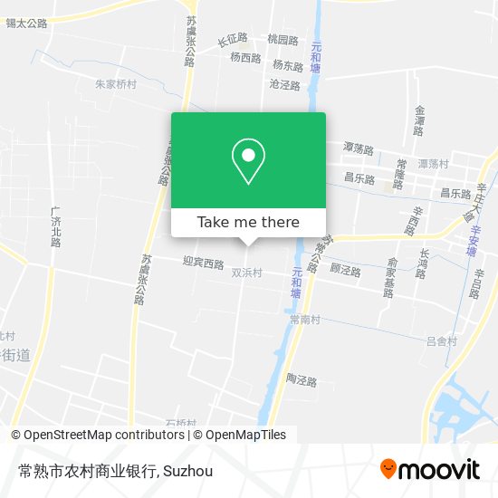 常熟市农村商业银行 map