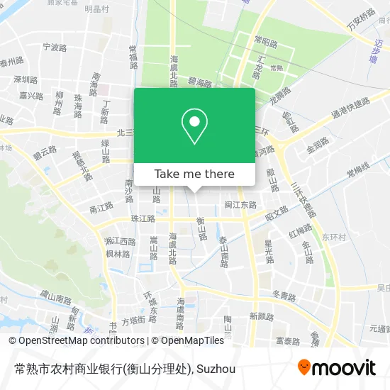 常熟市农村商业银行(衡山分理处) map