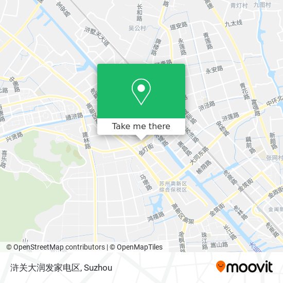 浒关大润发家电区 map