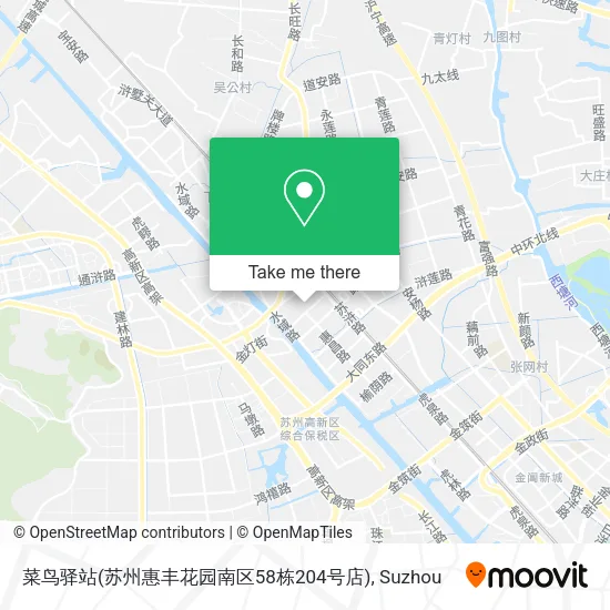 菜鸟驿站(苏州惠丰花园南区58栋204号店) map