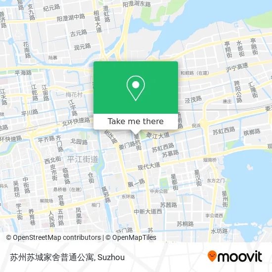 苏州苏城家舍普通公寓 map