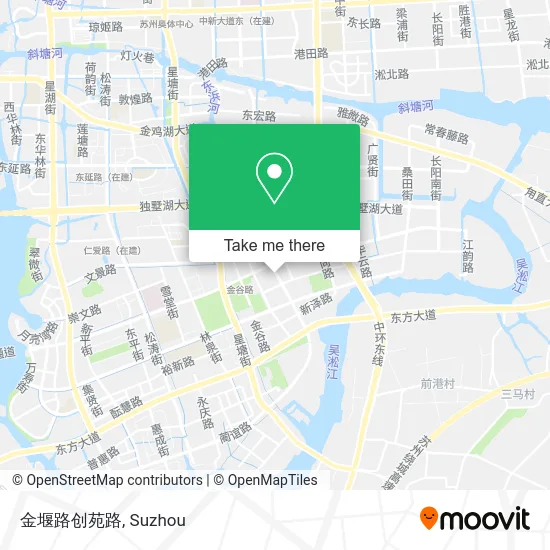 金堰路创苑路 map