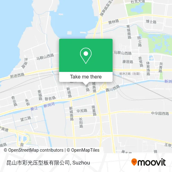 昆山市彩光压型板有限公司 map