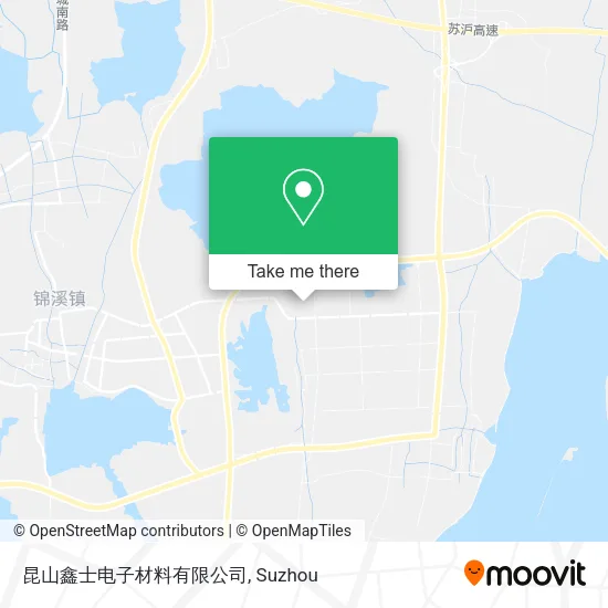 昆山鑫士电子材料有限公司 map