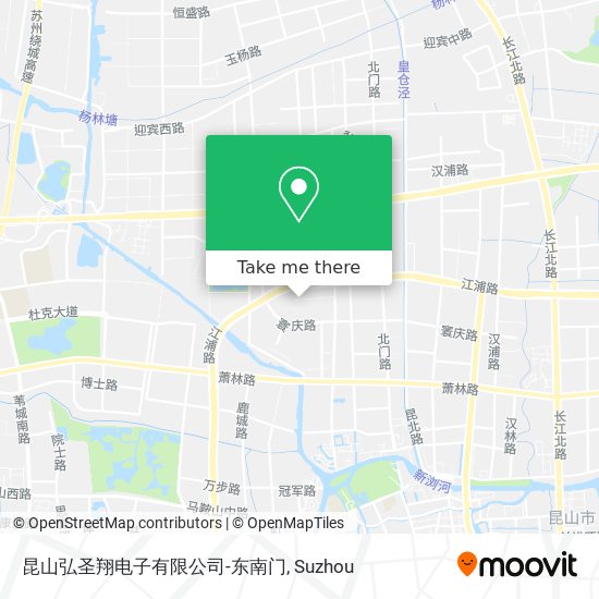昆山弘圣翔电子有限公司-东南门 map