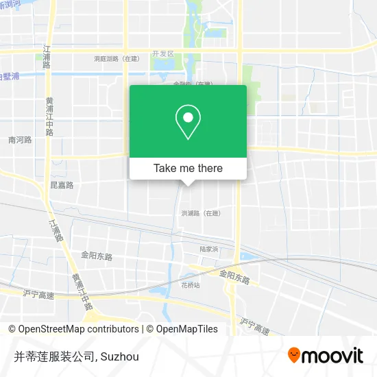 并蒂莲服装公司 map