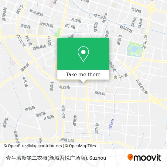 壹生若新第二衣橱(新城吾悦广场店) map