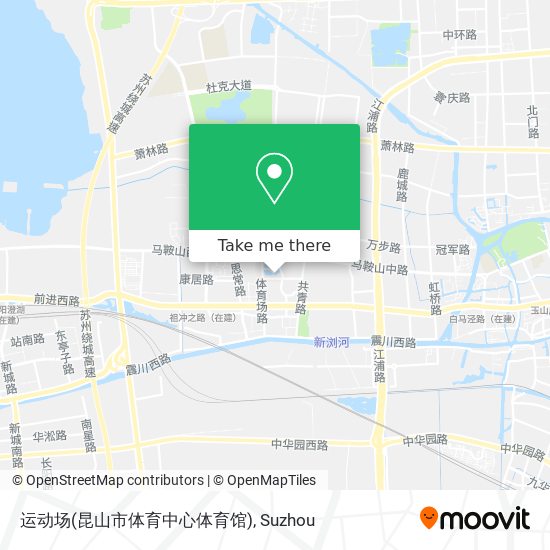 运动场(昆山市体育中心体育馆) map