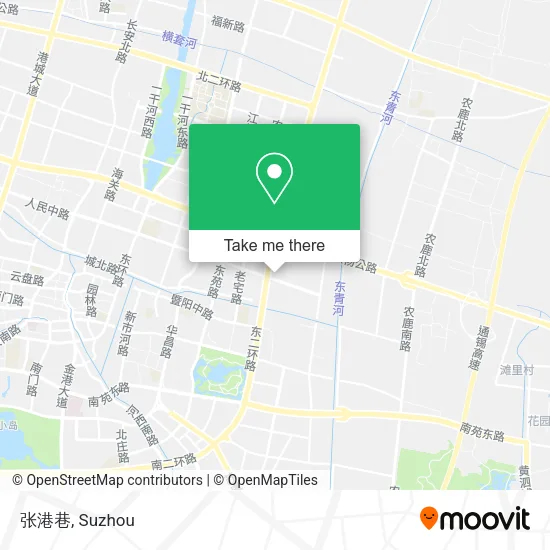 张港巷 map