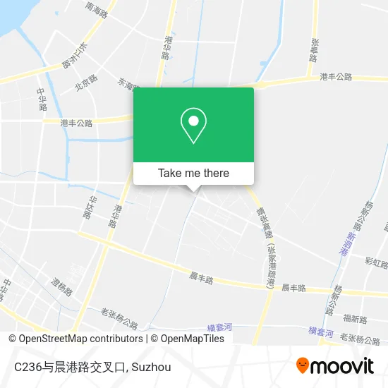 C236与晨港路交叉口 map