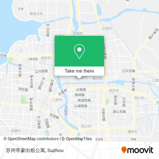 苏州帝豪出租公寓 map